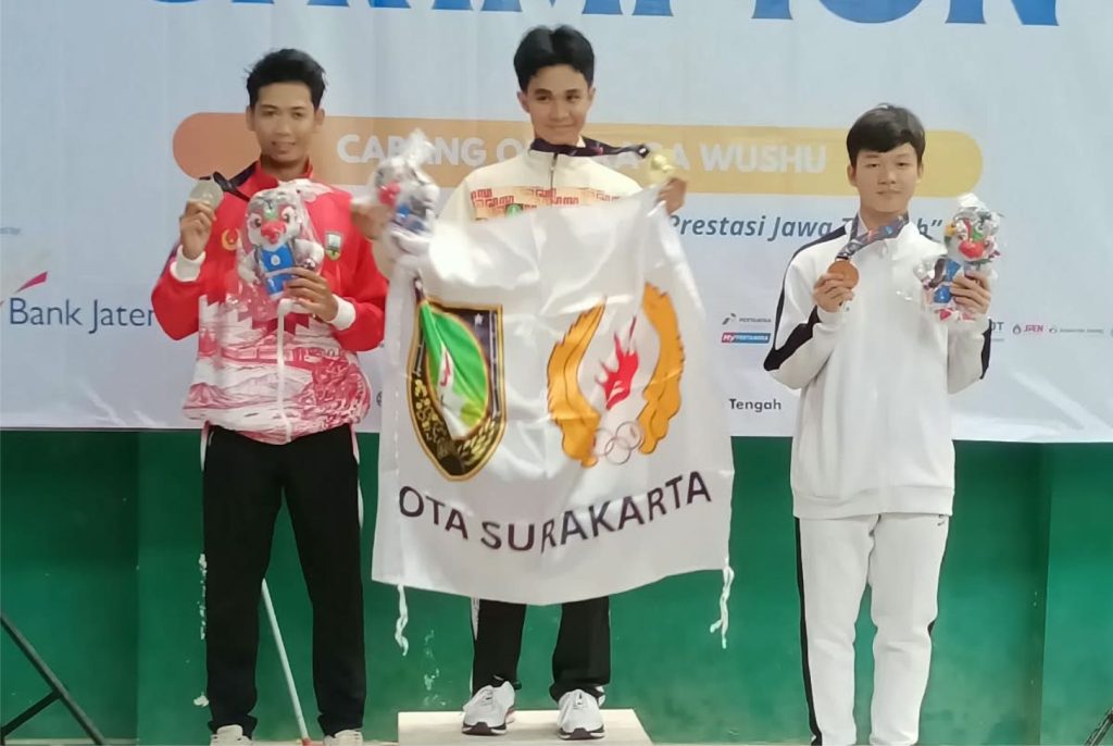 Wushu Surakarta Tampil Gemilang di Salatiga, Tiga Emas Jadi Modal Positif